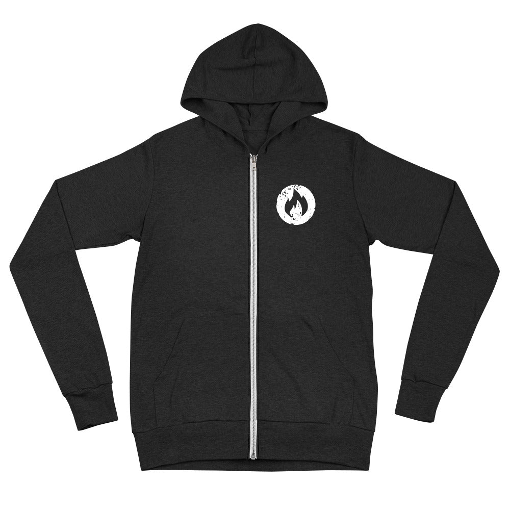Unisex zip hoodie