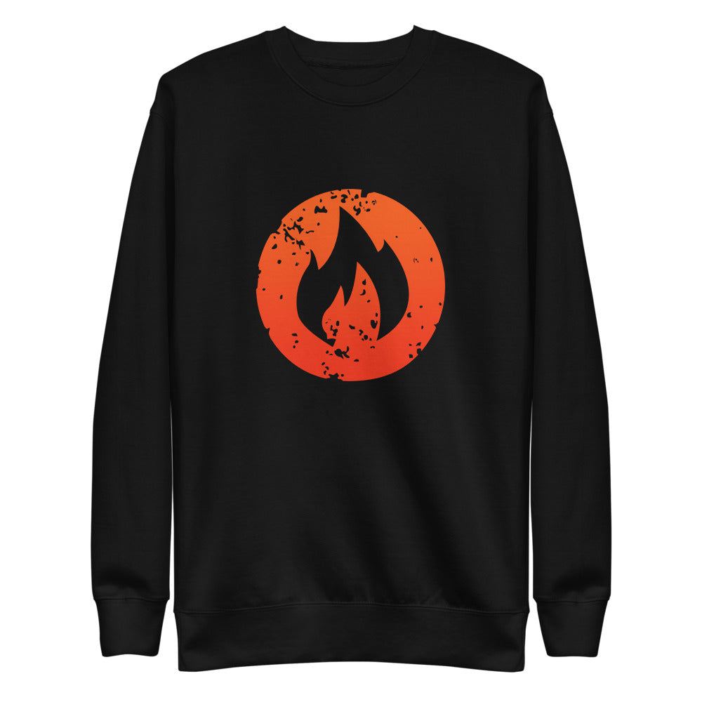 Bonfire Flame - Crew Sweatshirt