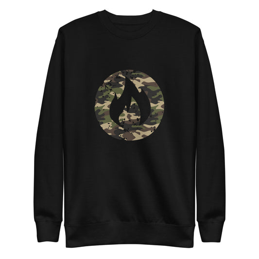 Bonfire Flame - Crew Sweatshirt