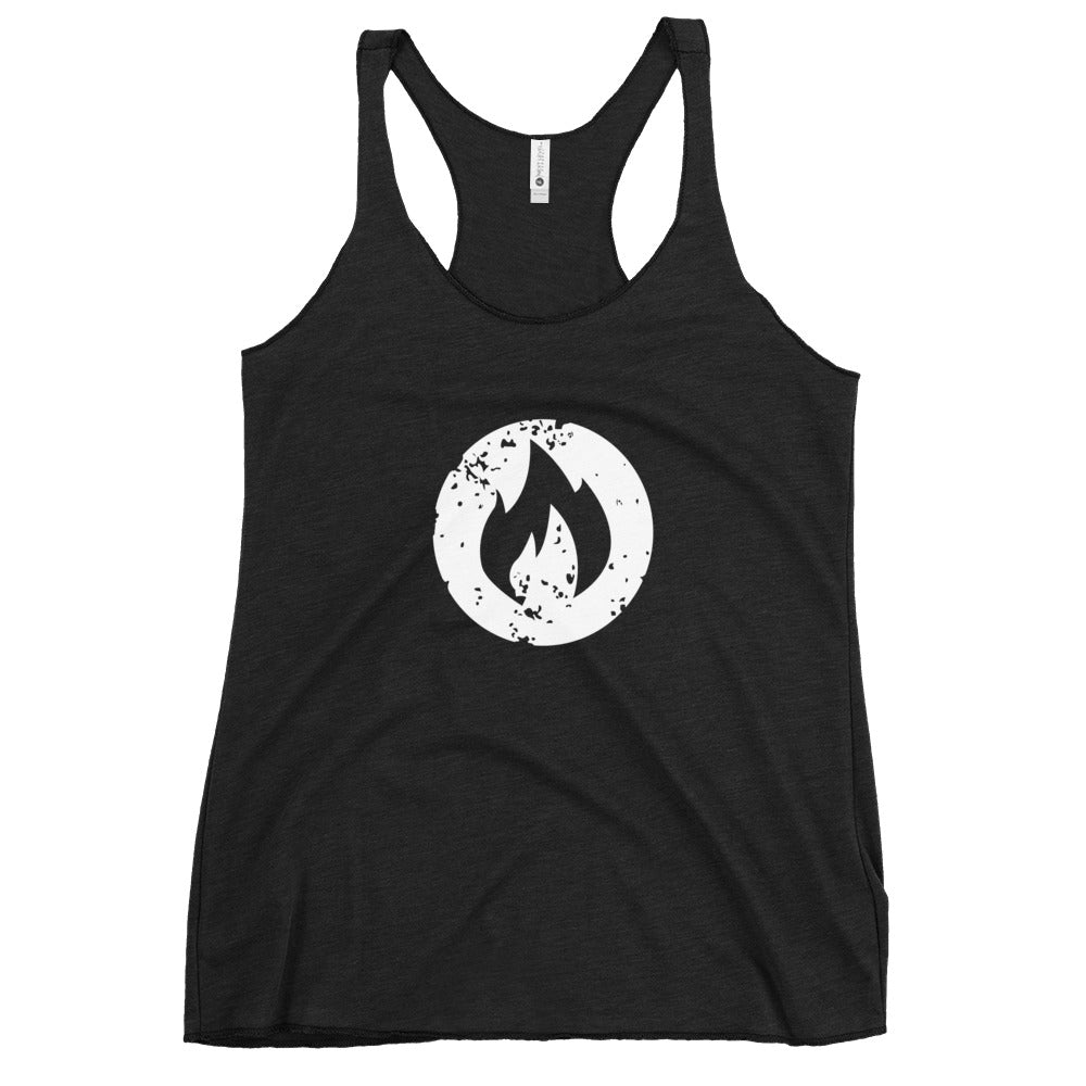 Bonfire Flame - Women's Racerback Tank