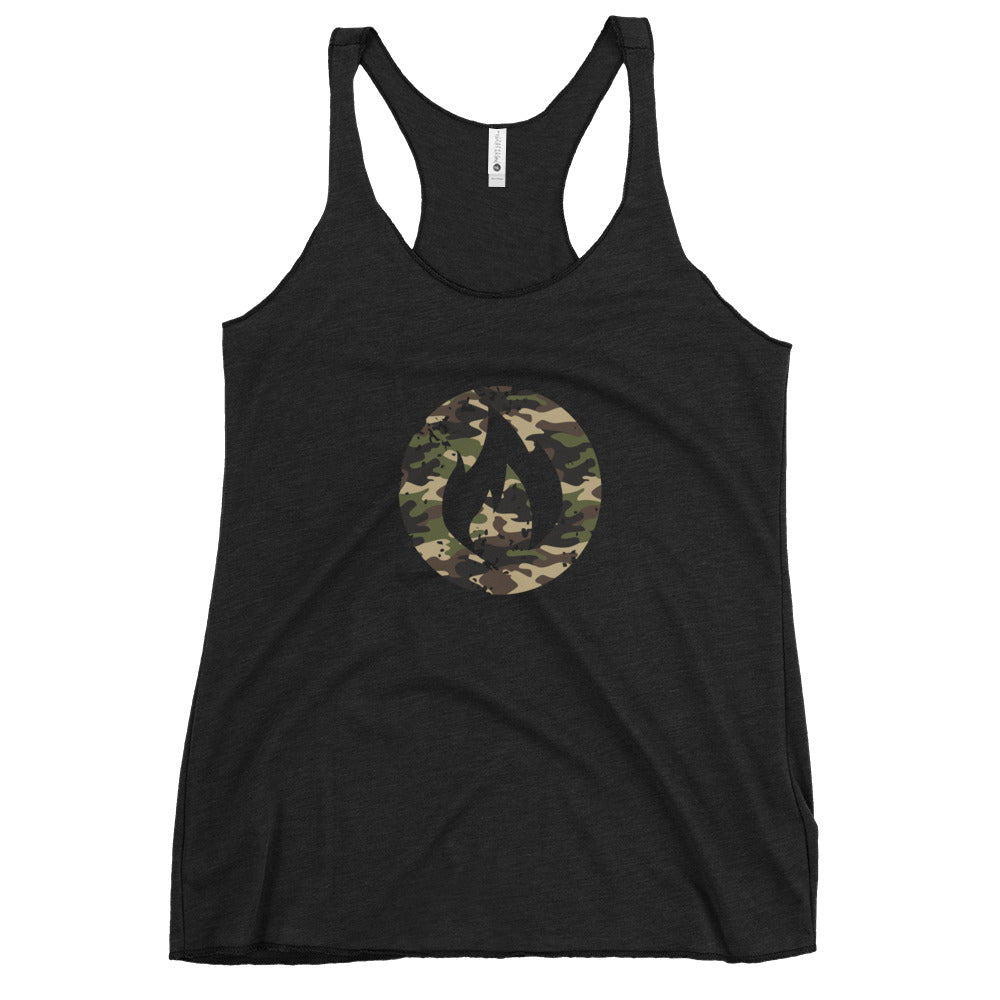 Bonfire Flame - Women's Racerback Tank