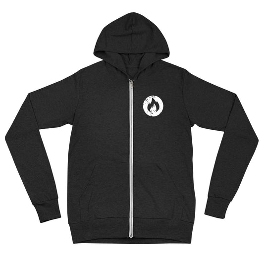 Unisex zip hoodie